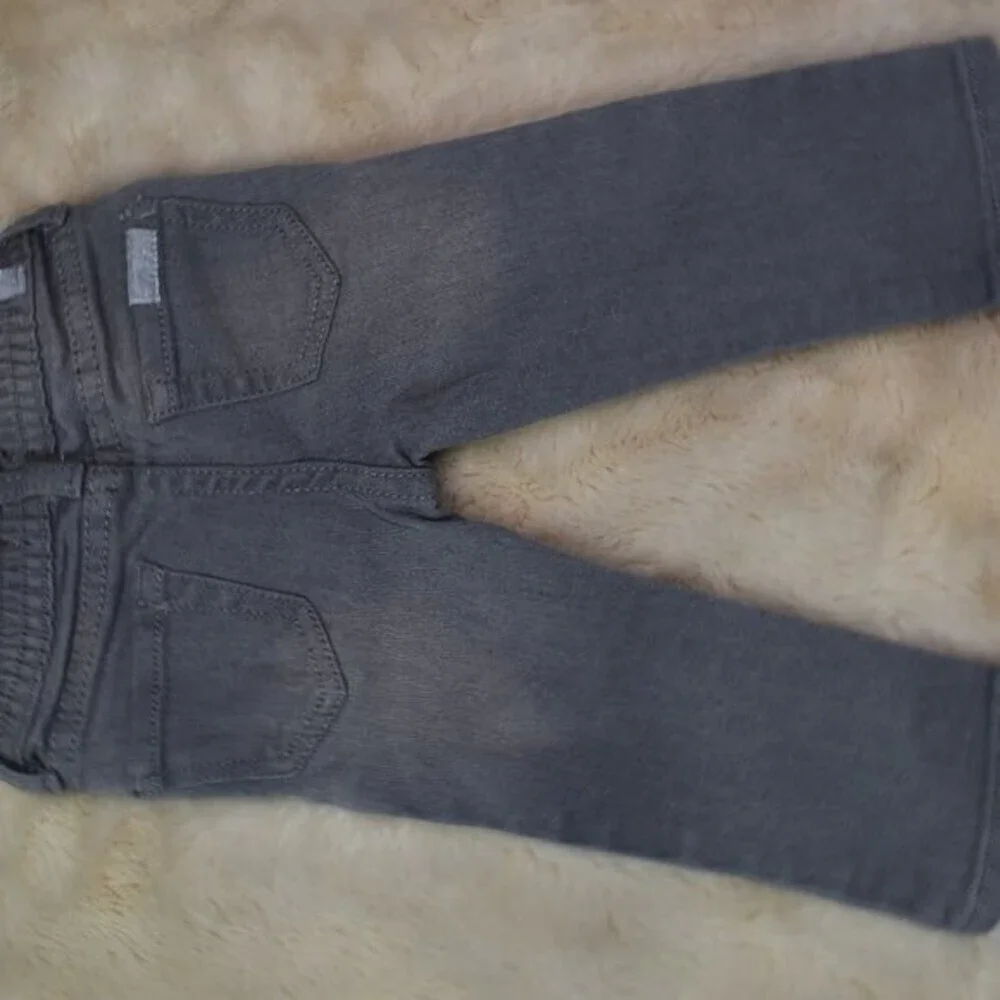 7 For All Mankind Denim Jeans Long Sleeve Striped Shirt Set